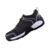 Black Microfiber Low Ankle Safety Shoes