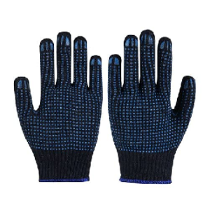 Cotton Dotted Safety Gloves