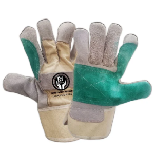 Green Double Palm Canadian Glove
