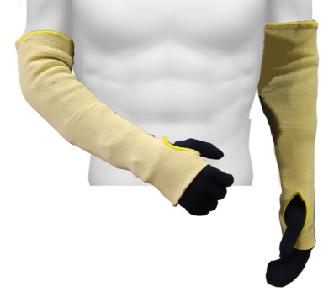 Flexible aramid rib sleeve cut 4/C