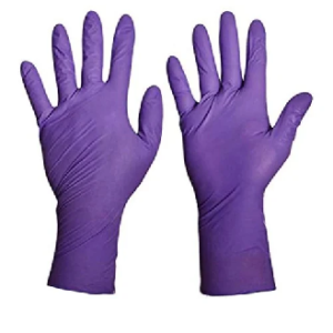 8 Mil disposable nitrile gloves