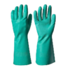 17 Mil Nitrile Flock Line Gloves