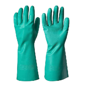 22 Mil Nitrile Flock Line Gloves