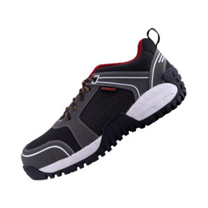 Grey Microfiber Low Ankle Safety Shoes