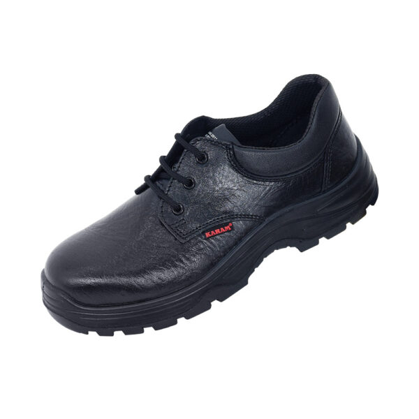 Workman Leather Safety Shoes With Nitrile Sole