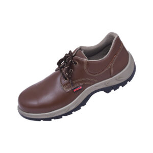 Executive Lace-up Brown Leather Safety Shoes
