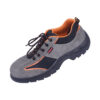 Executive Grey And Orange Suede Sporty Shoes