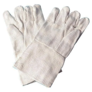 White Asbestos Hand Gloves
